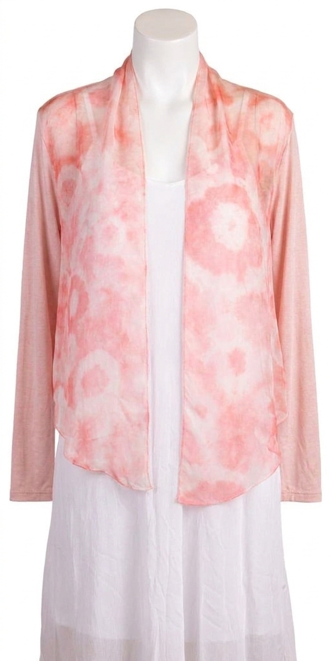 NEW GIGI MODA shoona tie dye cardigan in pink